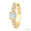 Round Shape Petite Diamond Fashion Huggie Earrings