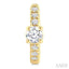 Round Shape Petite Diamond Fashion Huggie Earrings