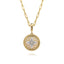 Bujukan Mother-of-Pearl & Diamond Medallion Pendant