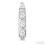 Pear Shape Diamond Hoop Earrings