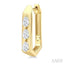 Pear Shape Diamond Hoop Earrings