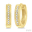 Petite Diamond Huggie Fashion Earrings