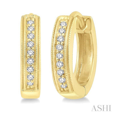 Petite Diamond Huggie Fashion Earrings