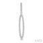 Marquise Shape Diamond Fashion Long Earrings