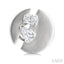 Split Circle Diamond Fashion Earrings
