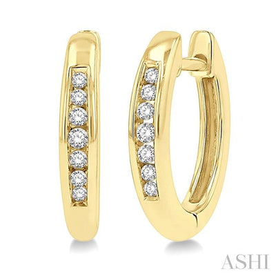 Petite Diamond Huggie Fashion Earrings