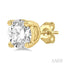 Round Shape Diamond Stud Earrings