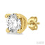 Round Shape Diamond Stud Earrings