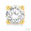 Round Shape Diamond Stud Earrings