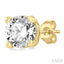 Round Shape Diamond Stud Earrings