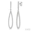 Pear Shape Diamond Fashion Long Earrings