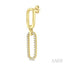 Paperclip Diamond Fashion Earrings