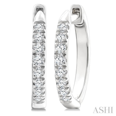 Petite Diamond Huggie Fashion Earrings
