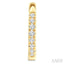 Petite Diamond Huggie Fashion Earrings
