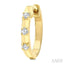 Petite Diamond Huggie Fashion Earrings