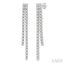 Diamond Tennis Long Earrings