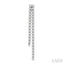 Diamond Tennis Long Earrings