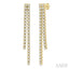 Diamond Tennis Long Earrings