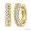 Bead Bijoux Petite Diamond Huggie Fashion Earrings