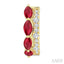 Marquise Shape Gemstone & Petite Diamond Fashion Hoop Earrings
