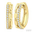 Petite Diamond Huggie Fashion Earrings