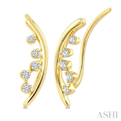 Diamond Fashion Ear Climbers