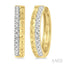 Pyramid Petite Diamond Huggie Fashion Earrings