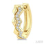 Geometric Petite Diamond Huggie Fashion Earrings