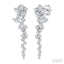 Mixed Shape Scatter Diamond Fashion Earrings