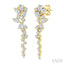 Mixed Shape Scatter Diamond Fashion Earrings