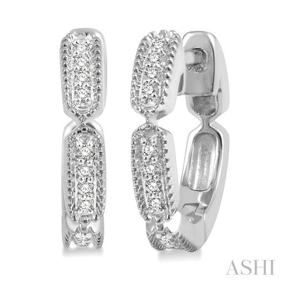 Petite Diamond Huggie Fashion Earrings