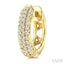 Pave-Set Diamond Huggie Earrings