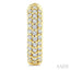 Pave-Set Diamond Huggie Earrings