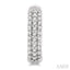 Pave-Set Petite Diamond Fashion Huggie Earrings