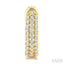 Pave-Set Petite Diamond Fashion Huggie Earrings