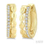 Petite Diamond Huggie Fashion Earrings