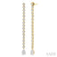Pear Shape Lovebright Diamond Long Earrings