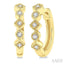 Petite Diamond Huggie Fashion Earrings