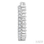 Petite Fluted Diamond Huggie Fashion Earrings