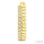 Petite Fluted Diamond Huggie Fashion Earrings