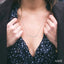 Wave Diamond Fashion Necklace