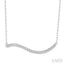 Wave Diamond Fashion Necklace