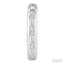 Channel Set Petite Diamond Huggie Fashion Earrings