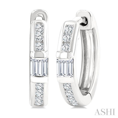 Petite Diamond Huggie Fashion Earrings