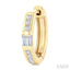 Petite Diamond Huggie Fashion Earrings