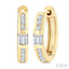 Petite Diamond Huggie Fashion Earrings