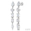 Mixed Shape Diamond Fashion Earrings