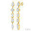 Mixed Shape Diamond Fashion Earrings