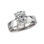 Oval Diamond Hidden Halo Engagement Ring