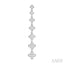 Graduated Clover Diamond Long Earrings